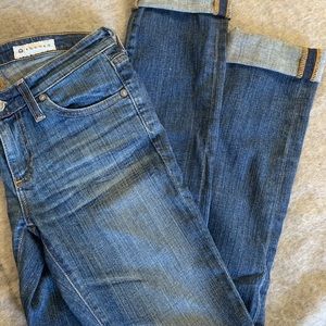 Theory stilt cigarette roll up jeans